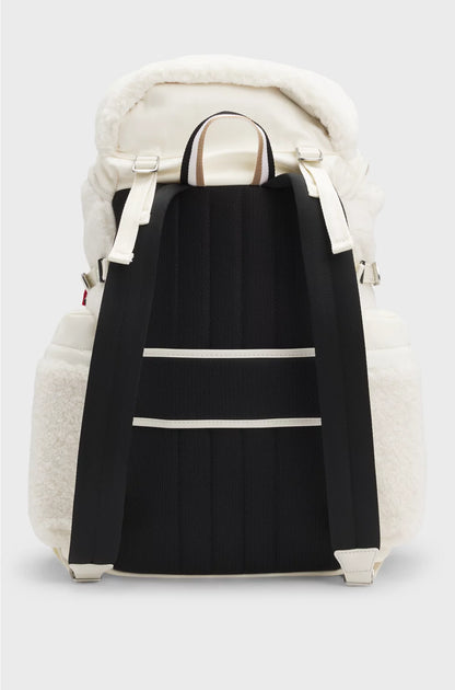 B-ICON BACKPACK WITH TEDDY TRIMS