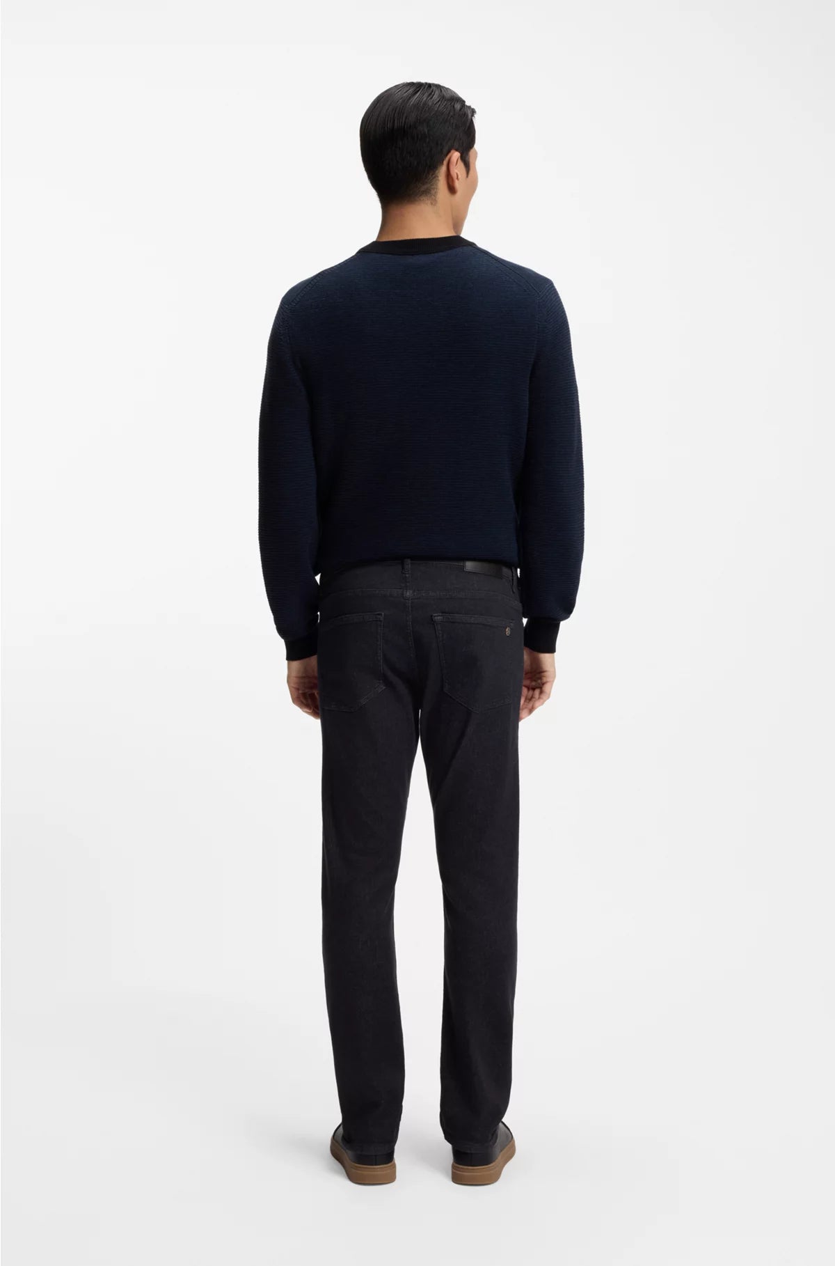 DELAWARE SLIM-FIT JEANS IN DARK-BLUE SOFT-MOTION DENIM