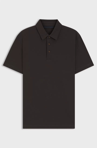 POLO SHIRT IN COTTON AND SILK