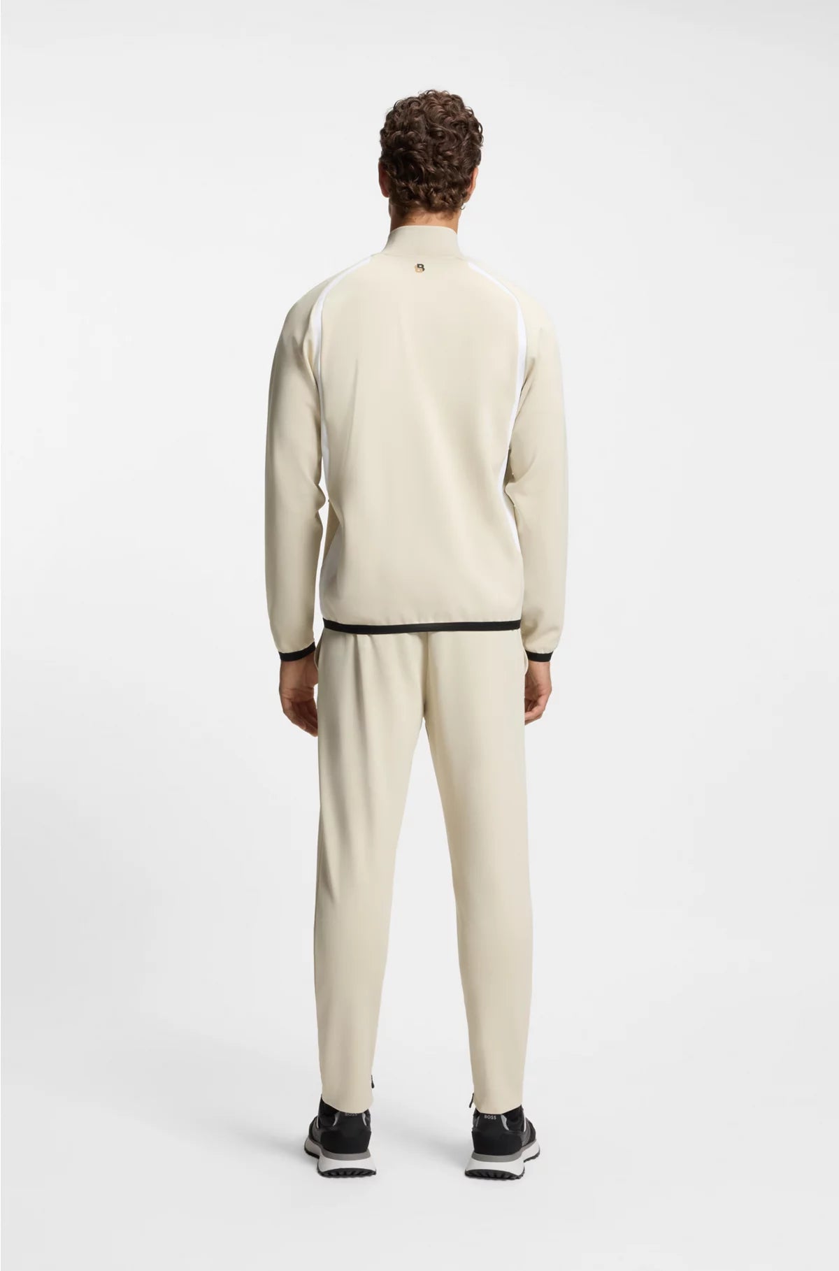 ZIP-UP SWEATSHIRT IN TEMPERATURE-REGULATING STRETCH GABARDINE