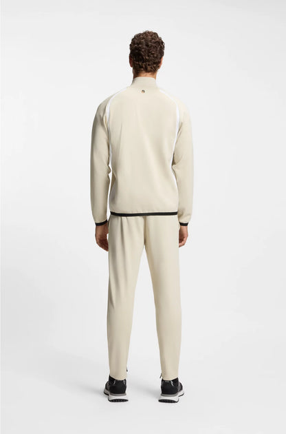 ZIP-UP SWEATSHIRT IN TEMPERATURE-REGULATING STRETCH GABARDINE