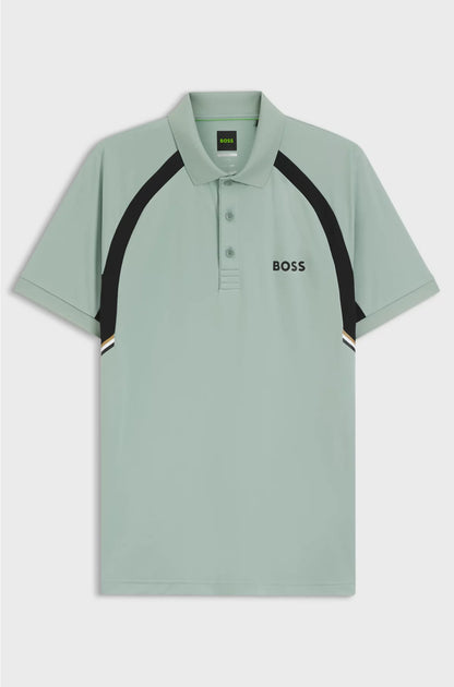 QUICK-DRY SLIM-FIT POLO SHIRT IN STRETCH FABRIC