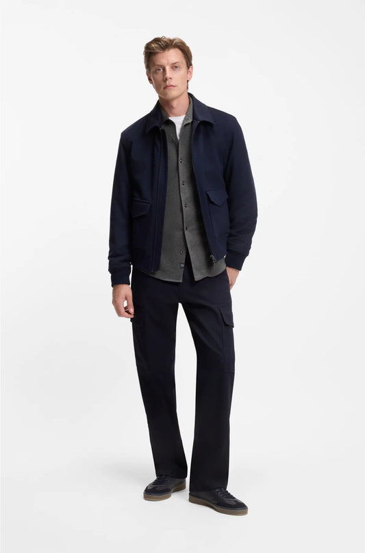 SLIM-FIT SHIRT IN COTTON JERSEY