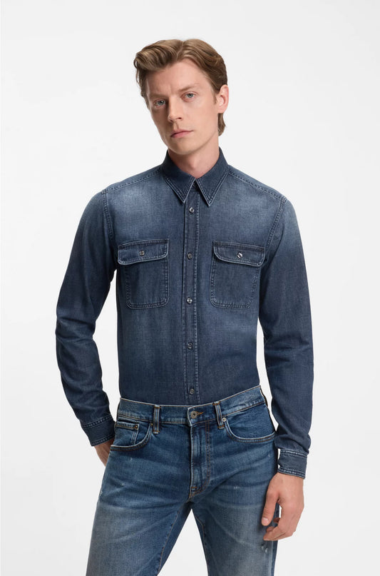SHIRT IN BLUE DENIM