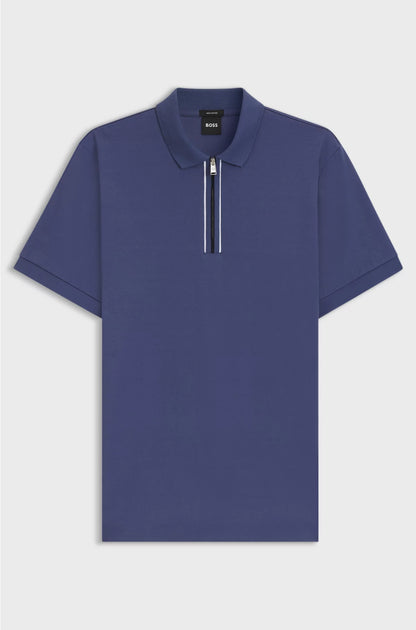 REGULAR-FIT POLO SHIRT IN MERCERISED COTTON