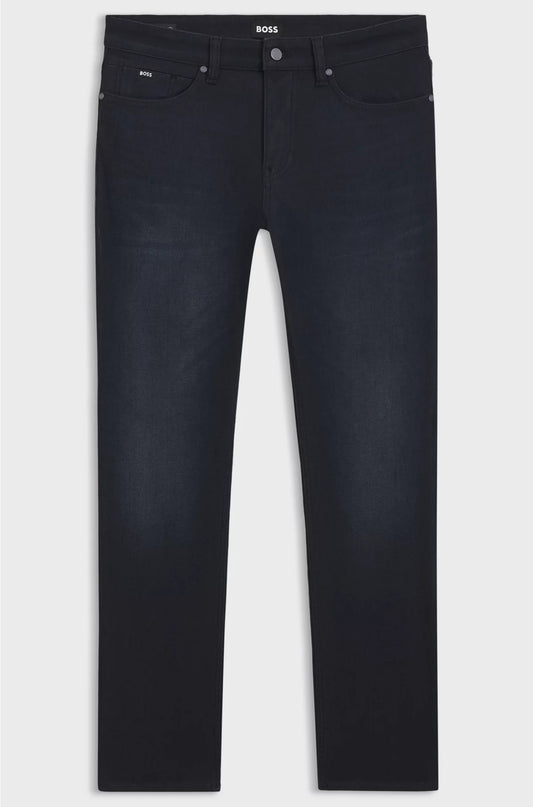 DELAWARE SLIM-FIT JEANS IN BLUE KNITTED DENIM