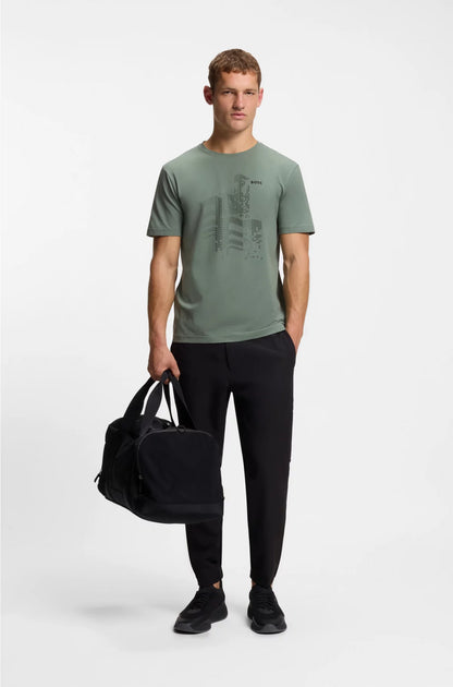 TWO-PACK OF T-SHIRTS IN STRETCH-COTTON JERSEY