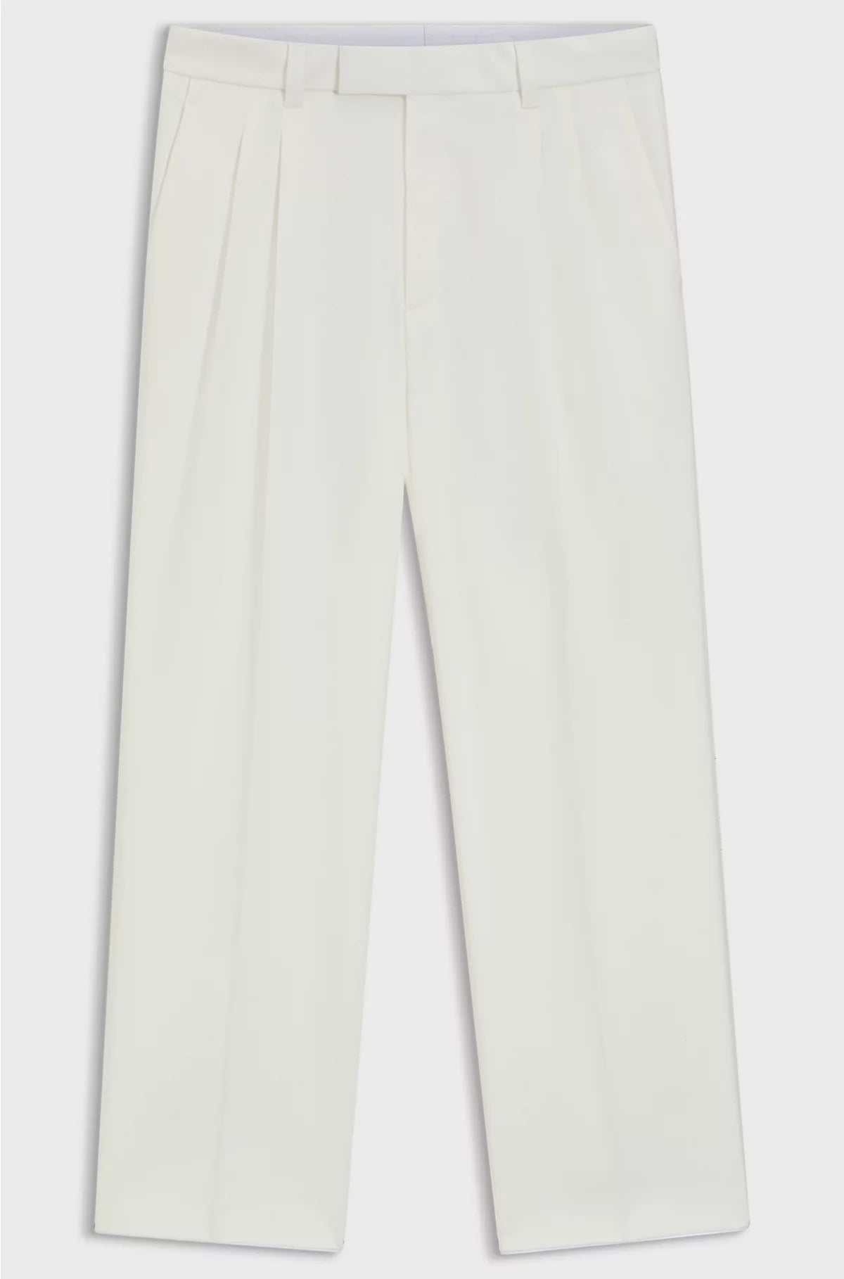 RELAXED-FIT TROUSERS IN MERCERISED STRETCH COTTON
