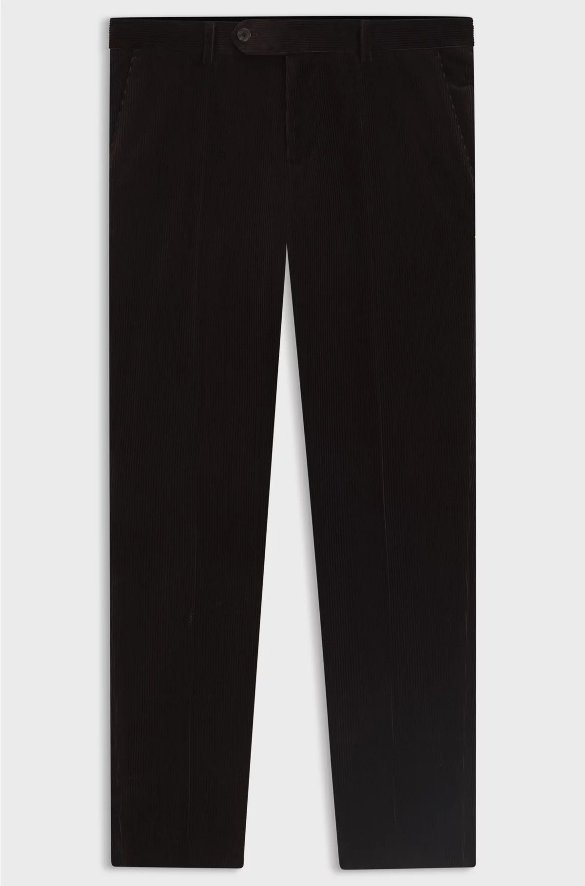 PLEAT-FRONT TROUSERS IN STRIPED COTTON