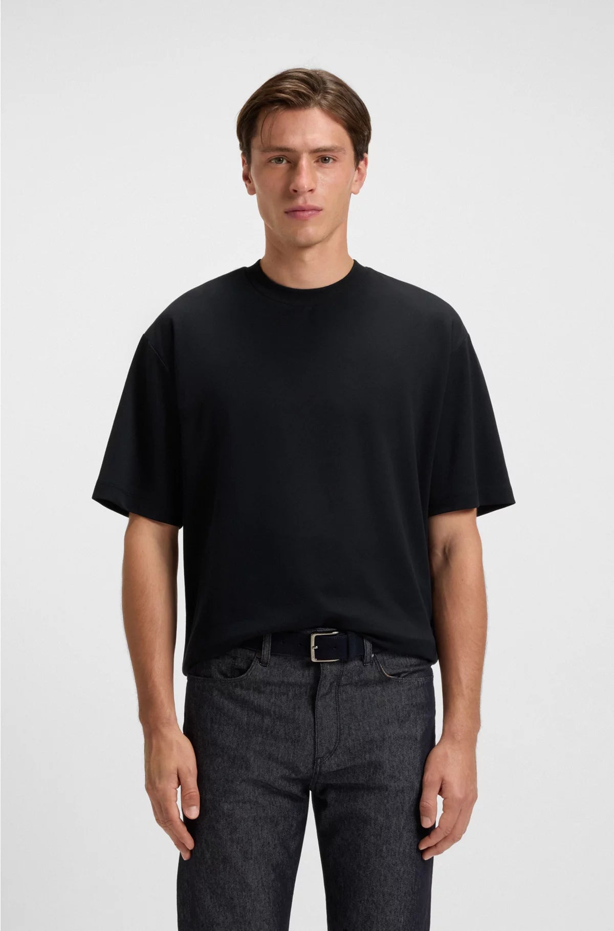 RELAXED-FIT COTTON-BLEND T-SHIRT