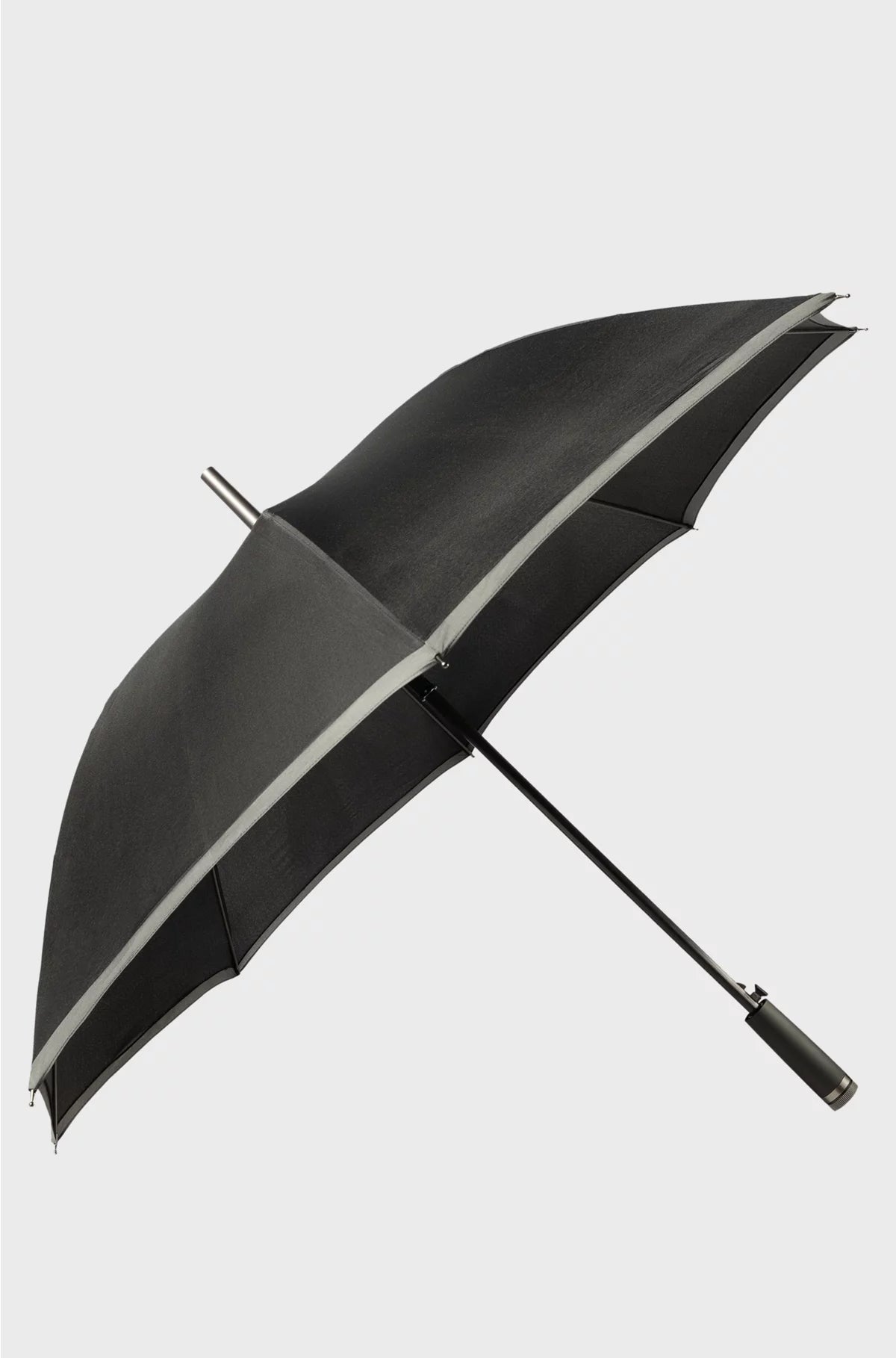 UMBRELLA WITH CONTRAST CANOPY EDGE