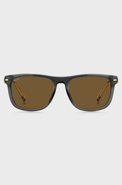 GREY-ACETATE SUNGLASSES WITH GRADIENT EFFECT