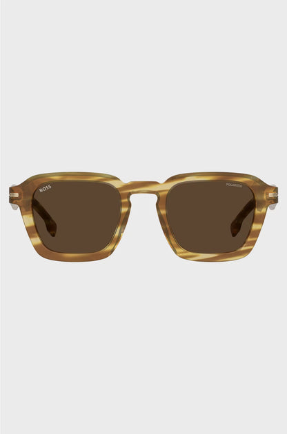 LIMITED-EDITION ITALIAN-CRAFTED SUNGLASSES IN PATTERNED ACETATE