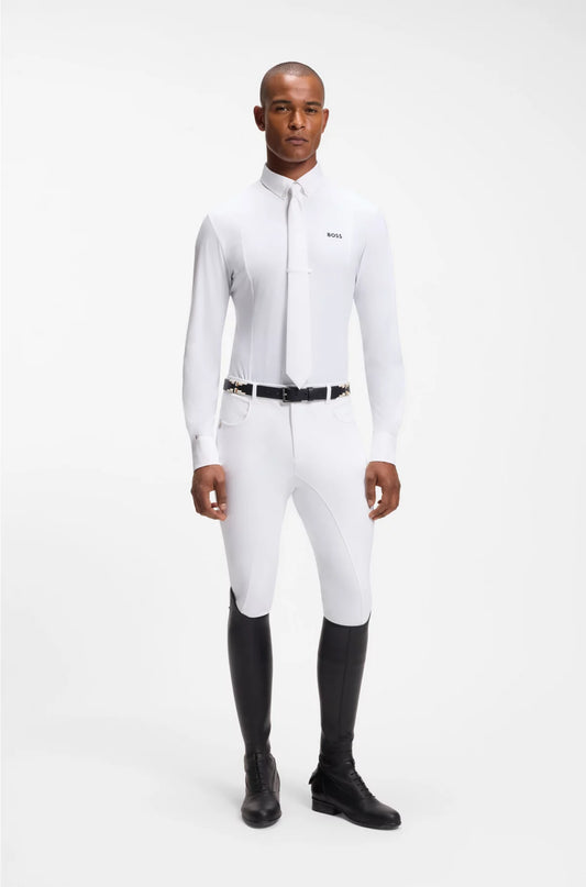EQUESTRIAN FULL-GRIP BREECHES IN POWER-SPORT FABRIC