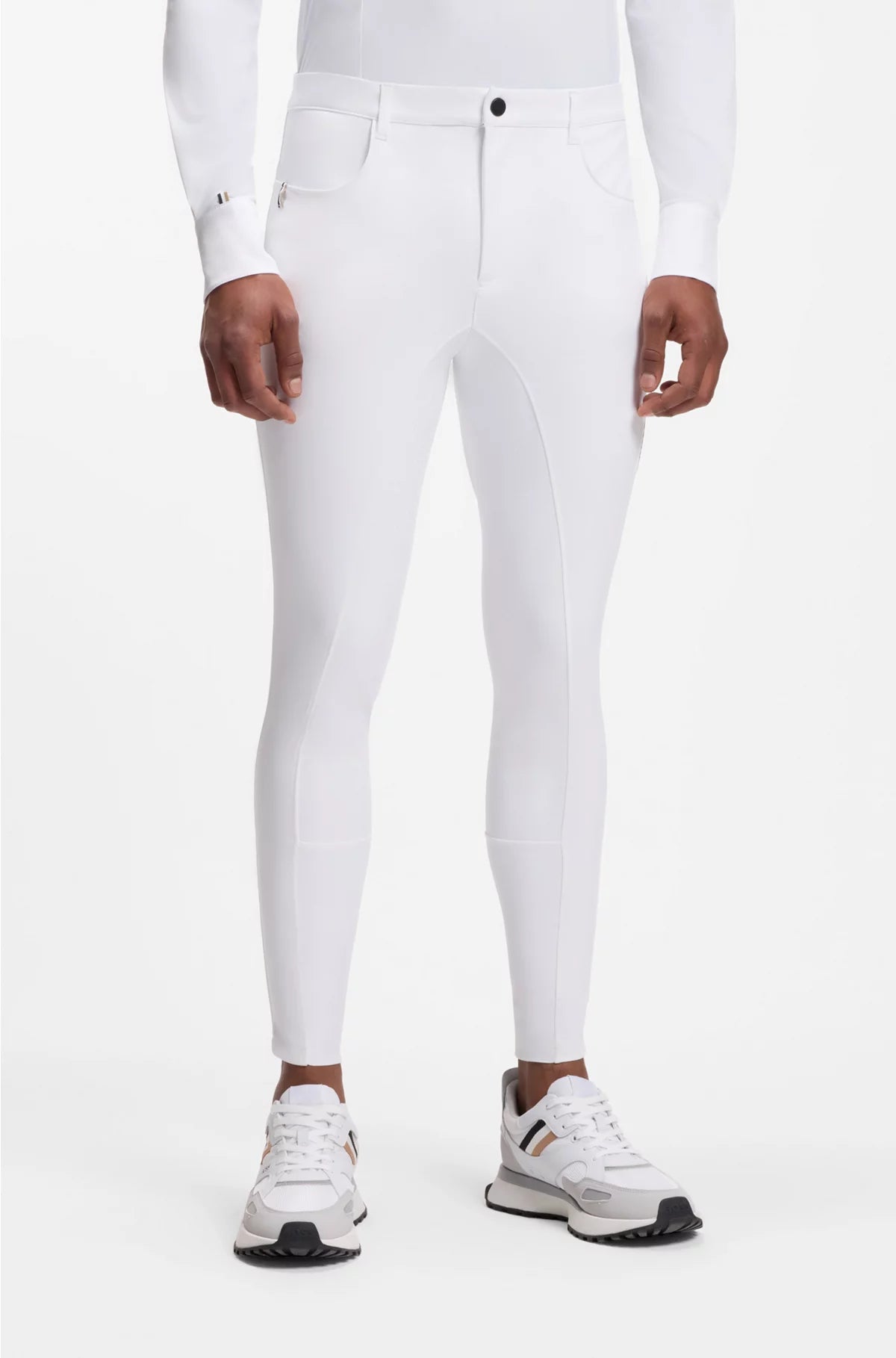 EQUESTRIAN FULL-GRIP BREECHES IN POWER-SPORT FABRIC