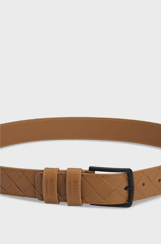EQUESTRIAN BELT IN BRAIDED LEATHER