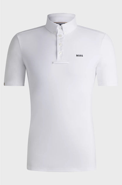 EQUESTRIAN SHOW SHIRT IN STRETCH PIQUE