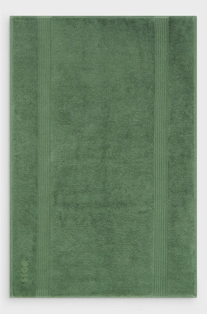 LOGO BATH MAT IN AEGEAN COTTON