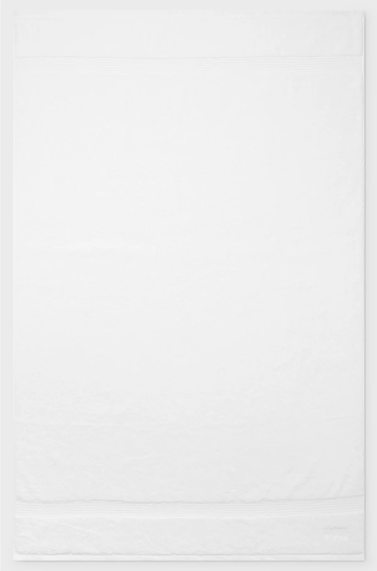 LOGO-EMBROIDERED BATH SHEET IN AEGEAN COTTON