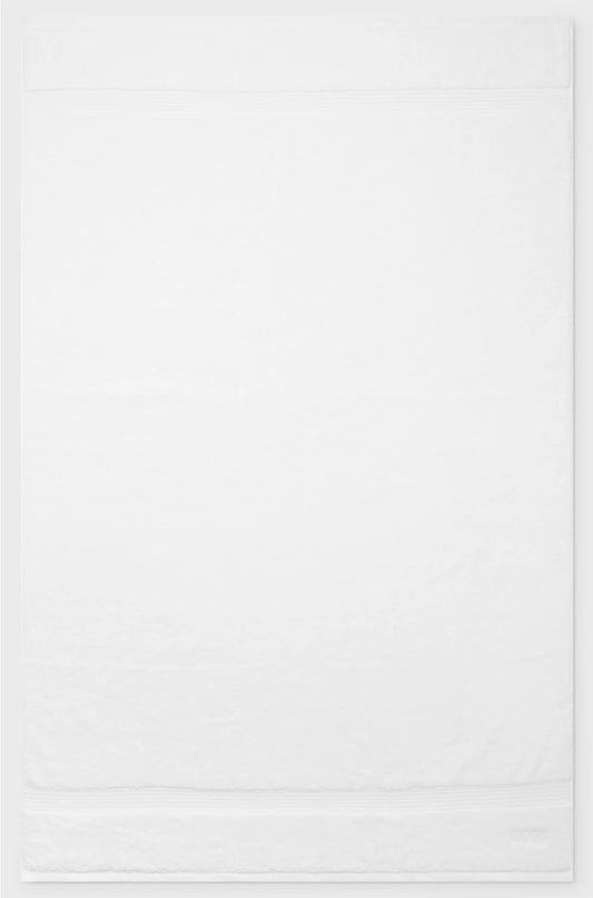 LOGO-EMBROIDERED BATH SHEET IN AEGEAN COTTON