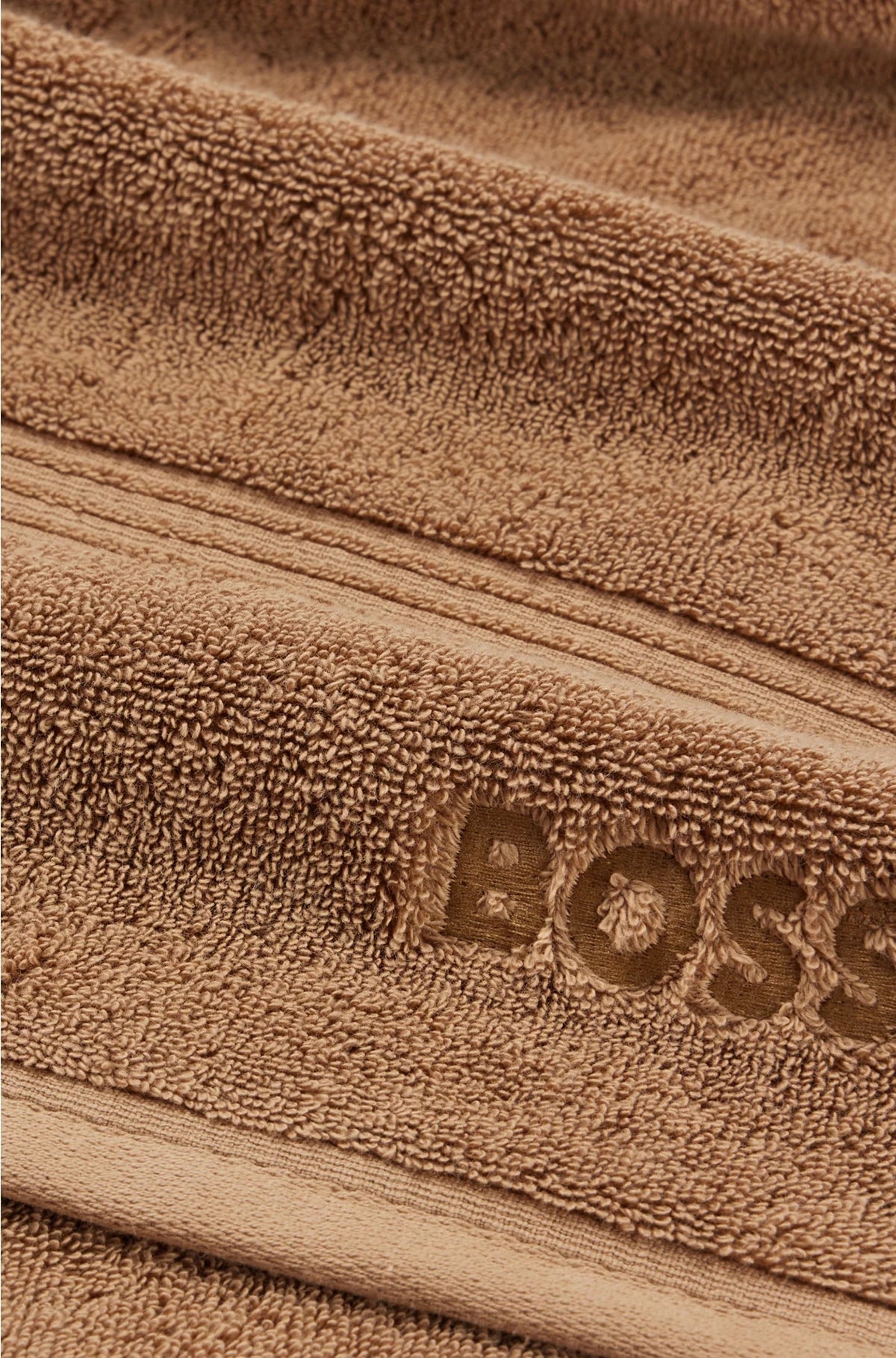 AEGEAN-COTTON GUEST TOWEL WITH TONAL LOGO