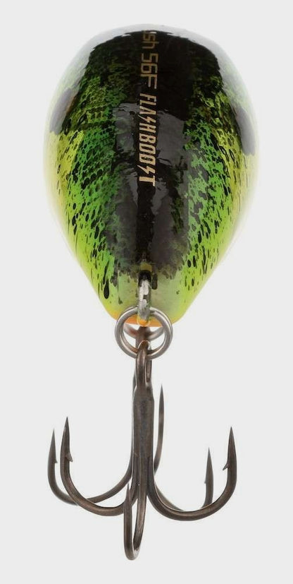 World Rush Square Bill Crankbait - Green Chart Splatter