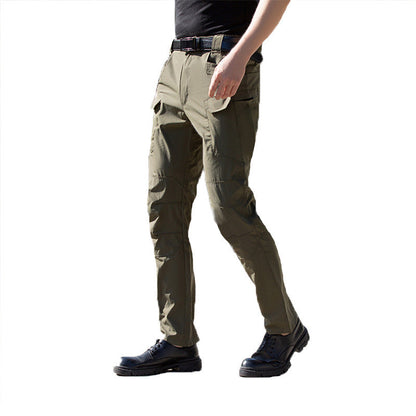 Multifunctional Stretch Tactical Pants – Zippered pockets, slim fit, and stretch fabric for total freedom of movement.