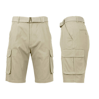Men’s Tactical Cargo Shorts – Quick-Dry Multi-Pocket Utility Shorts( With Belt )