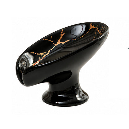 Verdelle™ Ceramic Self-Draining Leaf Soap Dish